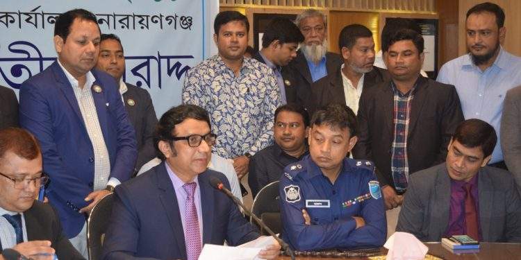 না.গঞ্জে গ্রহণযোগ্য নির্বাচনের জন্য আমরা বদ্ধপরিকর – এসপি হারুন