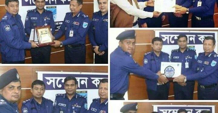 রেঞ্জের শ্রেষ্ঠ এসপি হারুণ, ওসি মনির, দারোগা নাজিম ও কামরুল