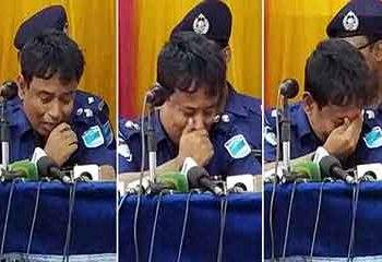 বিদায় বেলায় অঝোরে কাঁদলেন এসপি হারুন