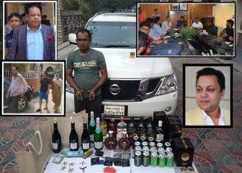 পারটেক্স গ্রুপের শওকত আজিজ রাসেলের গাড়ি থেকে গুলি ও মাদক উদ্ধার