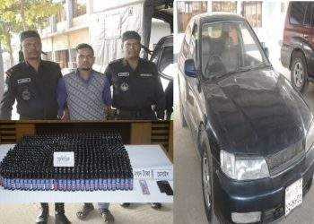 বন্দরের মদনপুরে ফেনসিডিলসহ রমজান গ্রেফতার