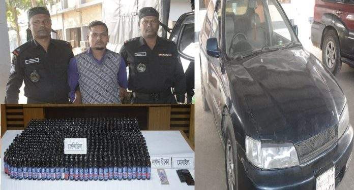 বন্দরের মদনপুরে ফেনসিডিলসহ রমজান গ্রেফতার