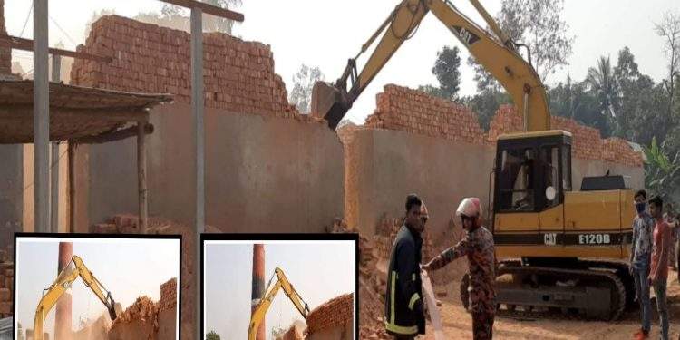 লোক দেখানো অভিযান ! ইটভাটাকে ৩০ লাখ টাকা জরিমানা