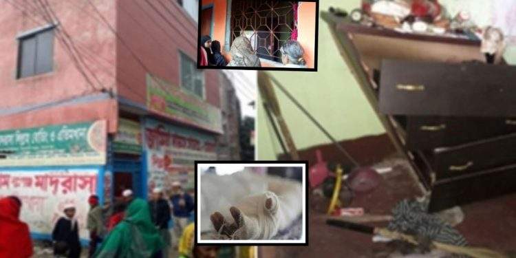 সেই মুফতির বাড়িতে চোরাই গ্যাসের লিকেজ, ফতুল্লায় বিস্ফেরণে স্বামী-স্ত্রী দগ্ধ