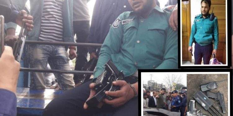 ফতুল্লায় পিস্তল, ওয়াকিটকি ও সিগনাল লাইটসহ ভুয়া পুলিশ গ্রেফতার