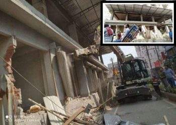 নোটিশের পর গুড়িয়ে দিলো আমিনুল সেক্রেটারীর বাড়ি, জরিমানা আদায়