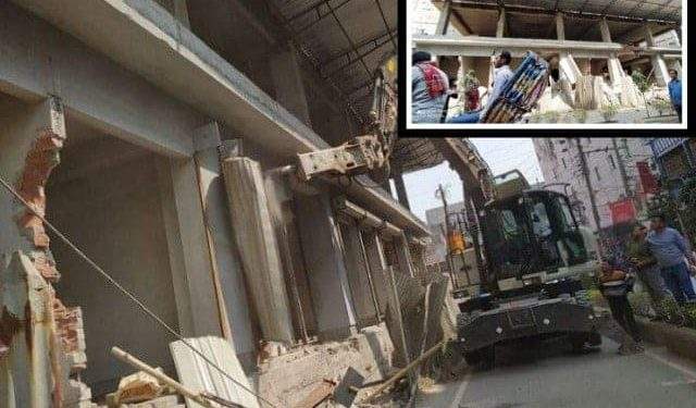 নোটিশের পর গুড়িয়ে দিলো আমিনুল সেক্রেটারীর বাড়ি, জরিমানা আদায়