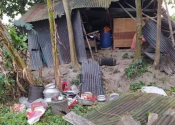 আড়াইহাজারে ঝড়ে বাড়ি ঘরের ব্যপক ক্ষয়ক্ষতি