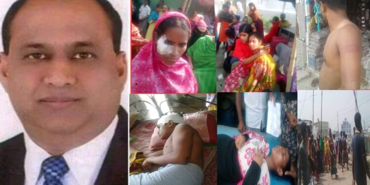 বিএনপি বিতর্কিত নেতা শাহ আলমের ফ্যাক্টরিতে শ্রমিক নির্যাতন