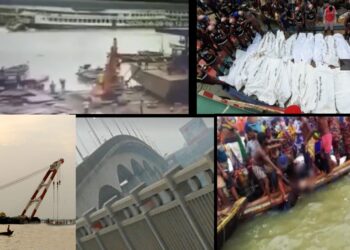 লঞ্চডুবিতে সলিলসমাধি ৩২, প্রত্যয়-সেতু ধাক্কায় ক্ষতি !