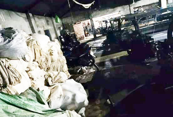 আড়াইহাজারে টেক্সটাইল মিলে দূর্বৃত্তদের অগ্নী সংযোগ