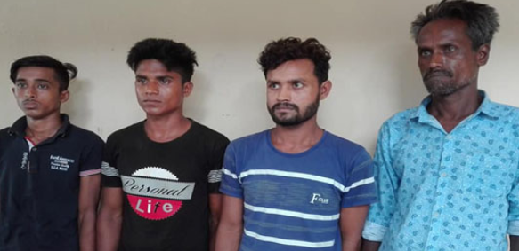 আড়াইহাজারে ডাকাতির প্রস্তুতিকালে গ্রেফতার-৪