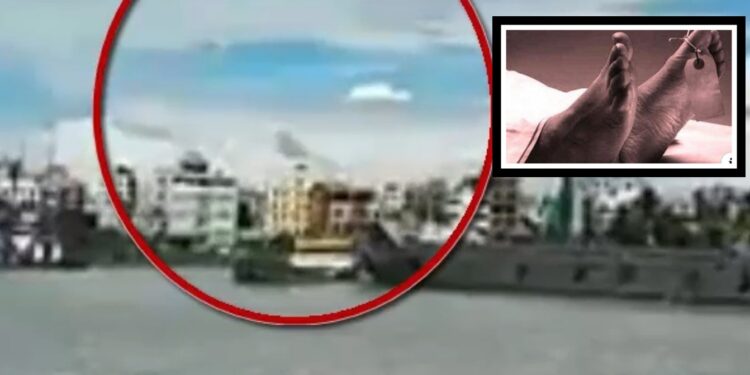 সিটি জাহাজের ধাক্কায় শীতলক্ষ্যায় ১ মিনিটেই ডুবে গেল কার্গো