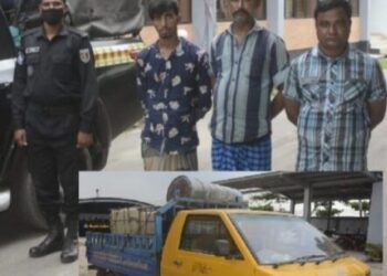 কাঁচপুরে চোরাই তেলসহ গ্রেফতার ৩