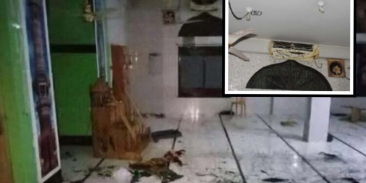 তল্লা মসজিদের একটি এসিও বিস্ফোরিত হয়নি