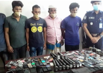 সিদ্ধিরগঞ্জে মোবাইল চোর চক্রের সন্ধান, গ্রেফতার ৫