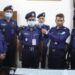 তিন পুলিশ সদস্যকে র‌্যাংক ব্যাজ পরালেন এসপি জায়েদুল