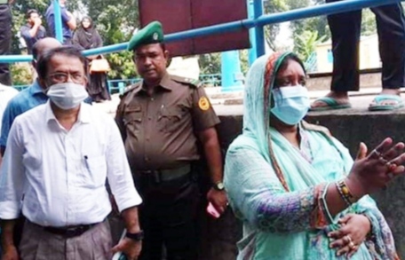 পানি শোধনাগার দেখেই মেয়র আইভী ক্ষোভ