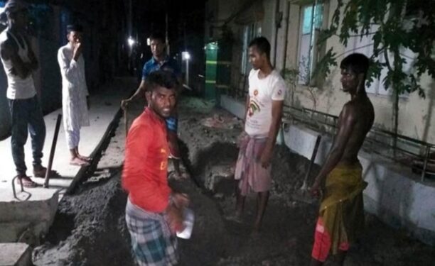 নারায়ণগঞ্জে রাতের আঁধারে অবৈধ গ্যাস সংযোগ !