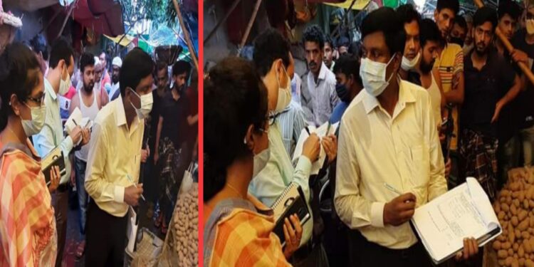 সরকারী নির্দেশ অমান্য, আলু বিক্রেতার জরিমানা