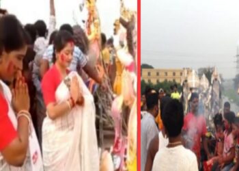 দুর্গা মায়ের বিসর্জন