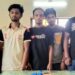 আমলাপাড়া থেকে ৪ মাদক কারবারী গ্রেফতার