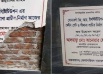 নতুন বিতর্ক : সোনারগাঁয়ে সেই ফলক স্থাপন করলো কে ?