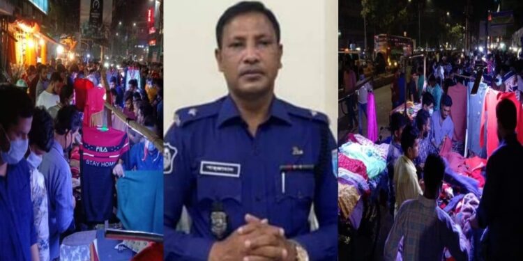 ‘নতুন ওসিরে তইলে কি কমু !’ এটি মেলা নয়. ফুটপাত