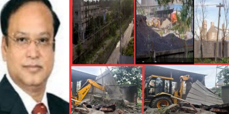 হাজী সেলিমের কালো থাবা থেকে না.গঞ্জের ১৪ বিঘা জমি উদ্ধার