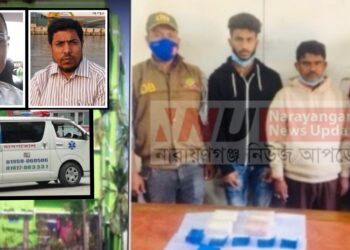 শাহিন ক্লিনিকের অ্যাম্বুলেন্সে ১০ হাজার ইয়াবা, আটক ২