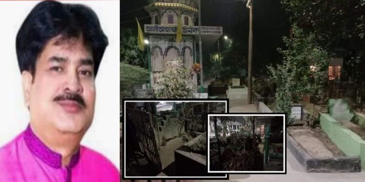 প্রধানমন্ত্রীর আত্মীয়ের কবর ভেঙে মেরামতেও ব্যর্থ এমপি খোকা