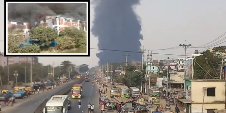 সোনারগাঁয়ে কনকা কারখানায় ভয়াবহ অগ্নিকান্ড