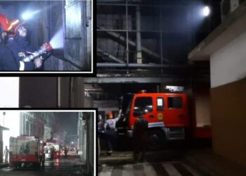 নারায়ণগঞ্জের পারটেক্স গ্রুপের স্টার বোর্ড কারখানায় আগুন