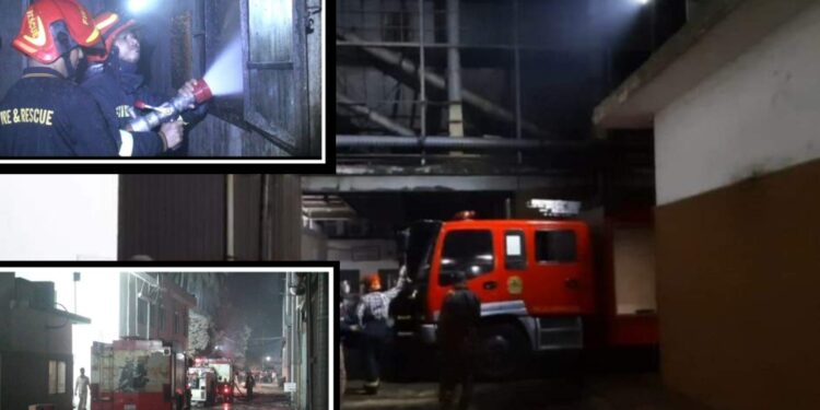 নারায়ণগঞ্জের পারটেক্স গ্রুপের স্টার বোর্ড কারখানায় আগুন