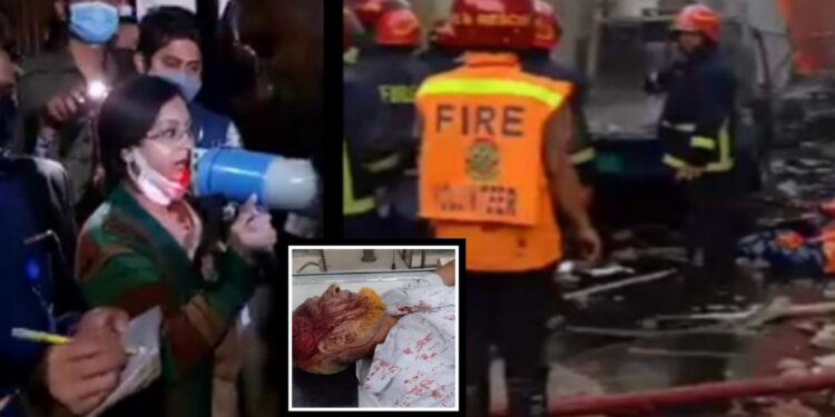 রূপগঞ্জে দুই প্রার্থীর সমর্থকদের সংঘর্ষ, গাড়িতে আগুন