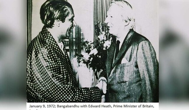 বঙ্গবন্ধুর সেই সফর স্মরণ করল লন্ডন