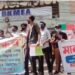 অটোপাসের দাবিতে নারায়ণগঞ্জে শিক্ষার্থীদের মানববন্ধন