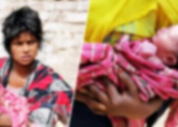 সিদ্ধিরগঞ্জে রাস্তায় সন্তান প্রসব করলেন পাগলি