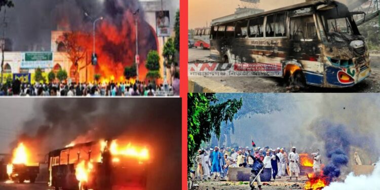 হেফাজতের নাশকতায় মামলা ৬, গ্রেফতার নাই