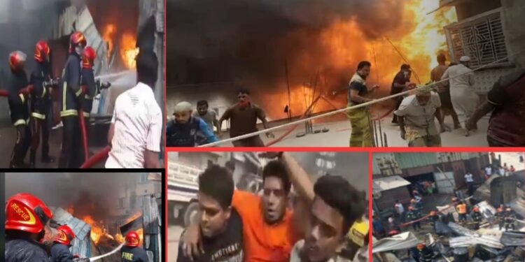 সিদ্ধিরগঞ্জে চোরাই তেলের আখড়ায় ভয়াবহ অগ্নিকান্ড