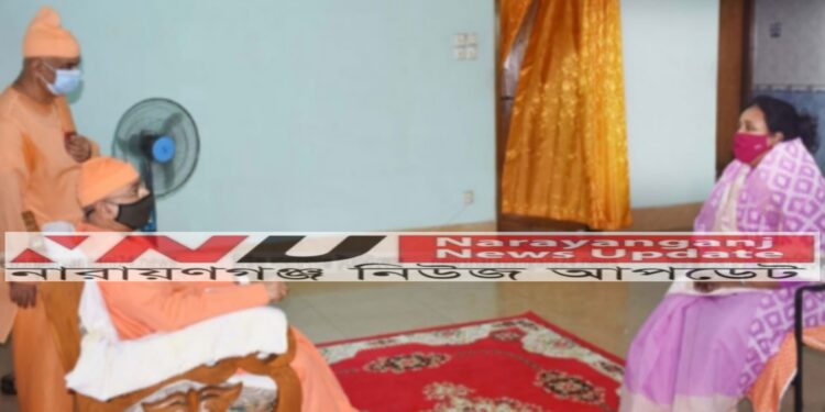 রামকৃষ্ণ মিশনের দ্রুত উন্নয়নের আশ্বাস আইভীর