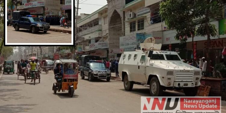 হেফাজতের গোয়ার্তমি : ডিআইটিতে সাজোয়াযান