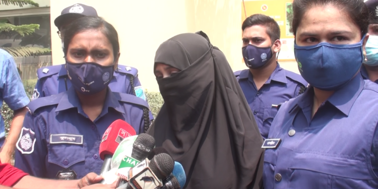 মামুনুল কর্তৃক ধর্ষণ : ঝর্ণার স্বাস্থ্য পরীক্ষা সম্পন্ন