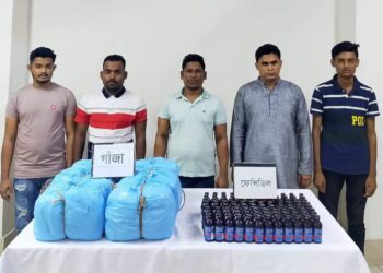 সিদ্ধিরগঞ্জে ফেনসিডিল ও গাঁজাসহ গ্রেফতার ৮