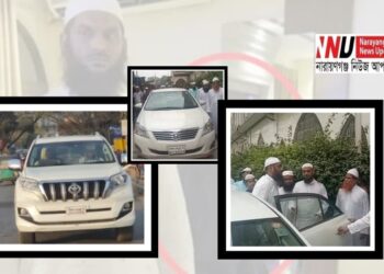 নারীর পর এবার মামুনুল হকের গাড়ী বিতর্ক !