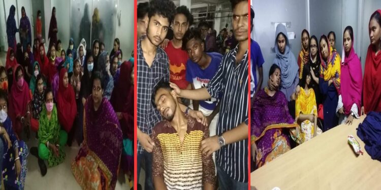 ফতুল্লায় শ্রমিকদের উপর উল্টো হামলা !