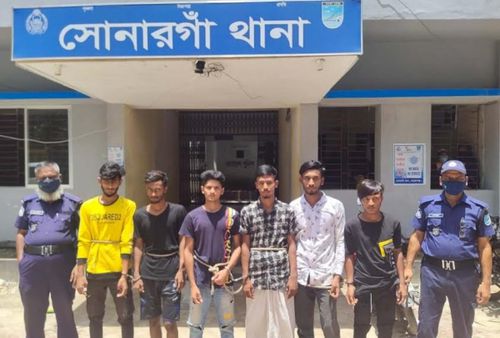 সোনারগাঁয়ের ছিনতাই চক্রের ৬ কিশোর গ্যাং গ্রেফতার