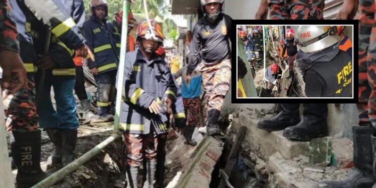 বন্দরে স্কুলের দেয়াল ধসে ২ শ্রমিক নিহত