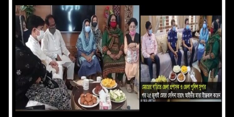 মেয়র আইভীর বাসায় এবার এমপি খোকা, ডিসি ও এসপি