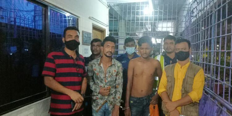 রূপগঞ্জে ডাকাত কাউছার ও মাদক ব্যবসায়ী রাকিব গ্রেফতার